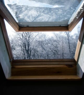 open window glass